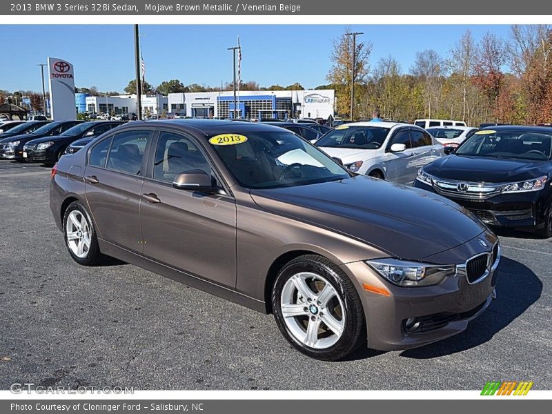 Mojave Brown Metallic / Venetian Beige 2013 BMW 3 Series 328i Sedan