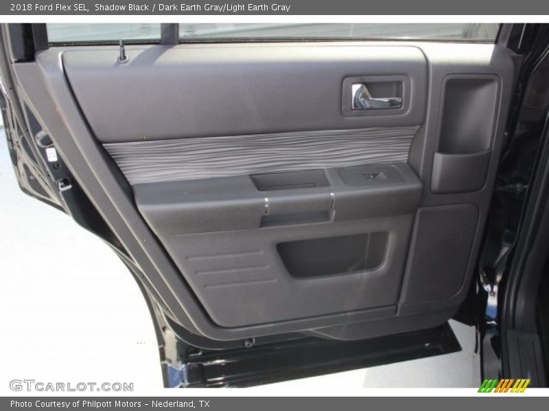Shadow Black / Dark Earth Gray/Light Earth Gray 2018 Ford Flex SEL