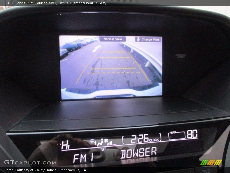 White Diamond Pearl / Gray 2013 Honda Pilot Touring 4WD