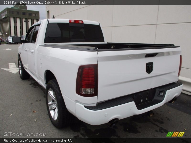 Bright White / Black 2014 Ram 1500 Sport Quad Cab 4x4