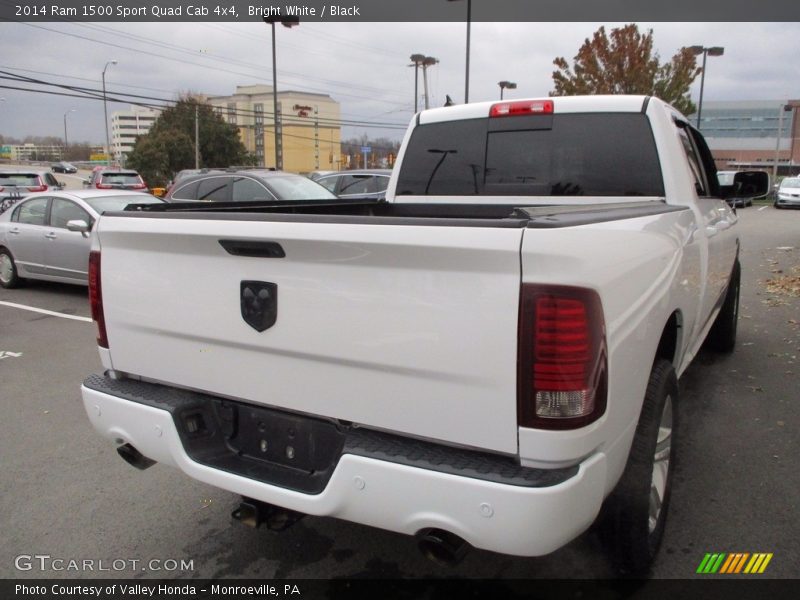 Bright White / Black 2014 Ram 1500 Sport Quad Cab 4x4