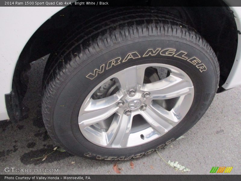 Bright White / Black 2014 Ram 1500 Sport Quad Cab 4x4