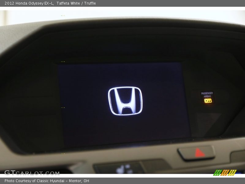 Taffeta White / Truffle 2012 Honda Odyssey EX-L