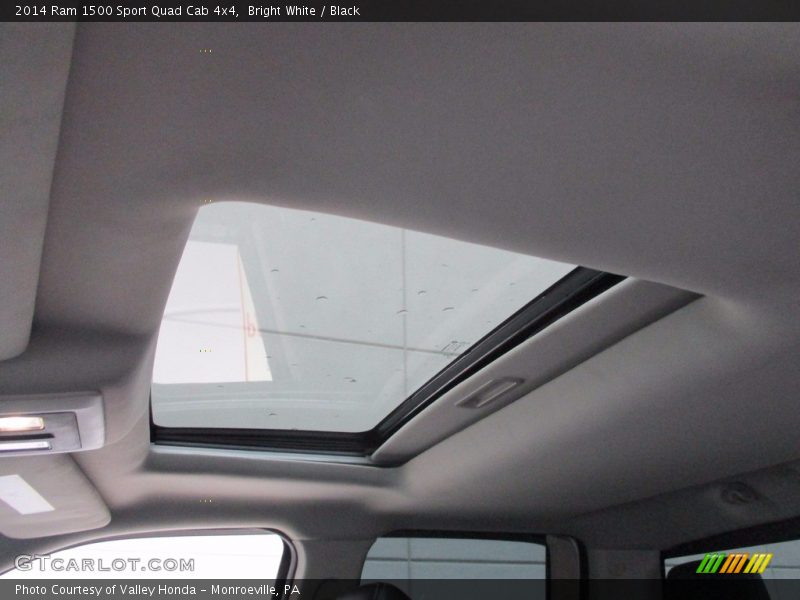 Bright White / Black 2014 Ram 1500 Sport Quad Cab 4x4