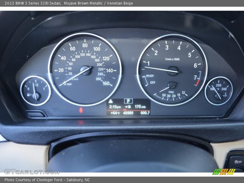 Mojave Brown Metallic / Venetian Beige 2013 BMW 3 Series 328i Sedan
