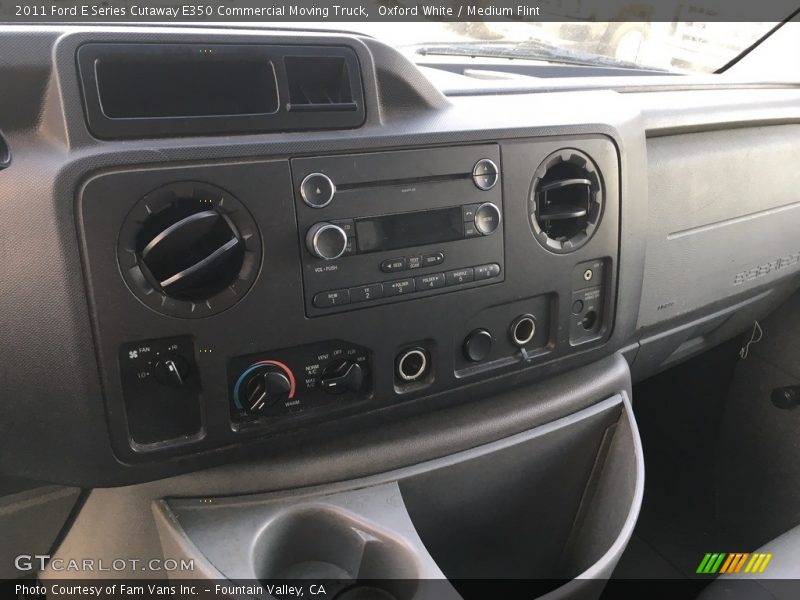 Oxford White / Medium Flint 2011 Ford E Series Cutaway E350 Commercial Moving Truck