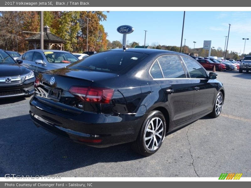 Black / Titan Black 2017 Volkswagen Jetta SE