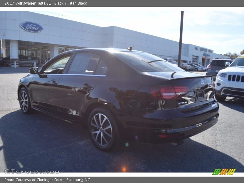 Black / Titan Black 2017 Volkswagen Jetta SE