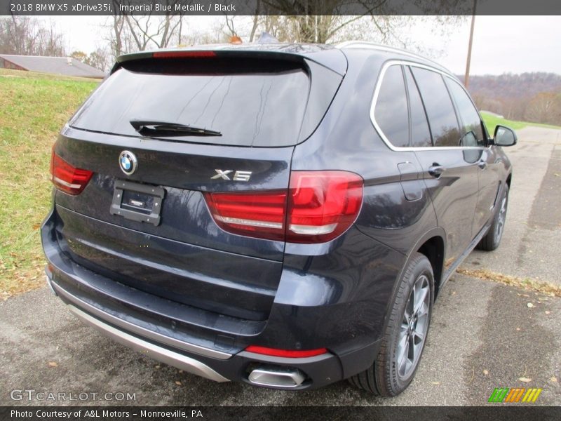 Imperial Blue Metallic / Black 2018 BMW X5 xDrive35i