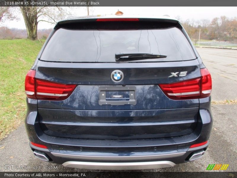 Imperial Blue Metallic / Black 2018 BMW X5 xDrive35i