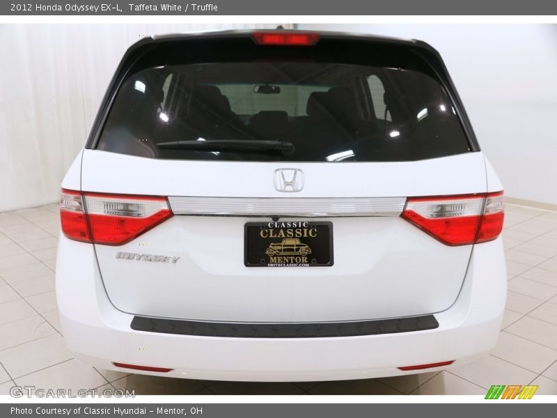 Taffeta White / Truffle 2012 Honda Odyssey EX-L