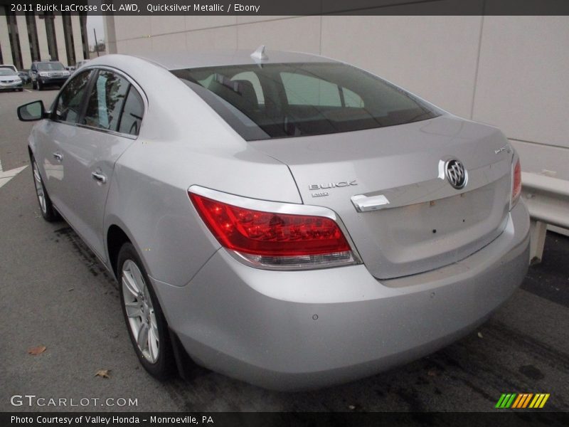 Quicksilver Metallic / Ebony 2011 Buick LaCrosse CXL AWD