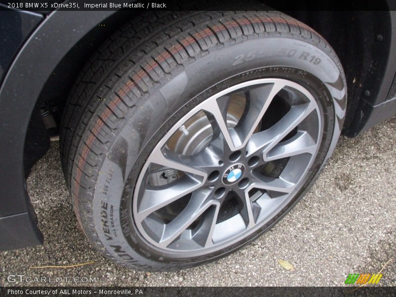 Imperial Blue Metallic / Black 2018 BMW X5 xDrive35i