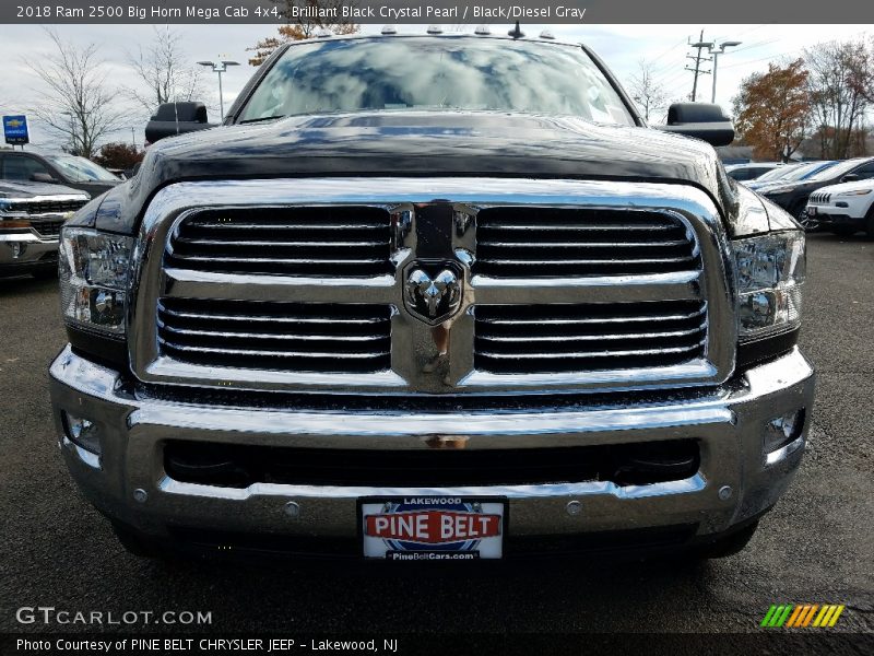 Brilliant Black Crystal Pearl / Black/Diesel Gray 2018 Ram 2500 Big Horn Mega Cab 4x4