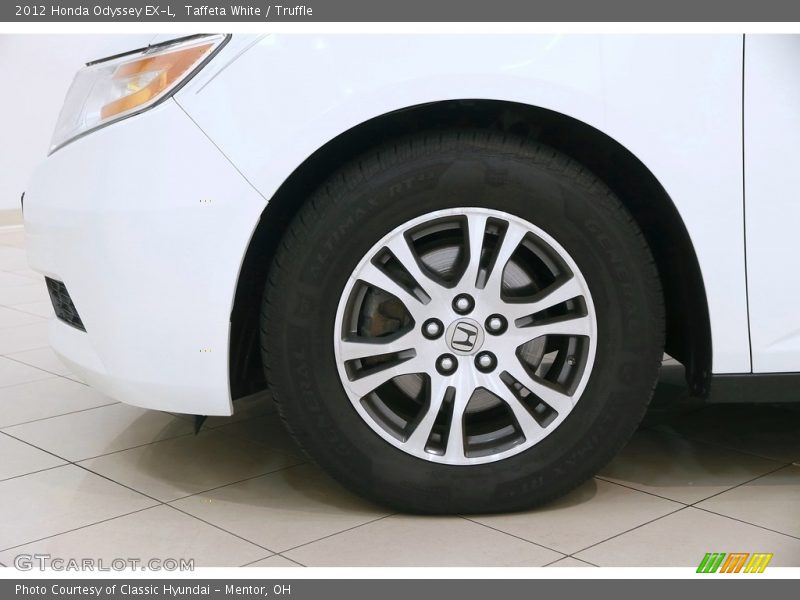 Taffeta White / Truffle 2012 Honda Odyssey EX-L