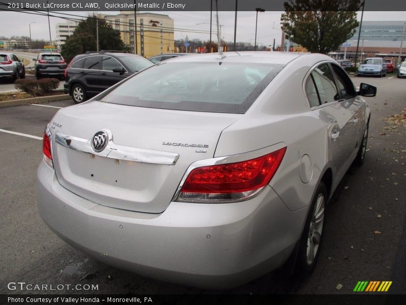 Quicksilver Metallic / Ebony 2011 Buick LaCrosse CXL AWD