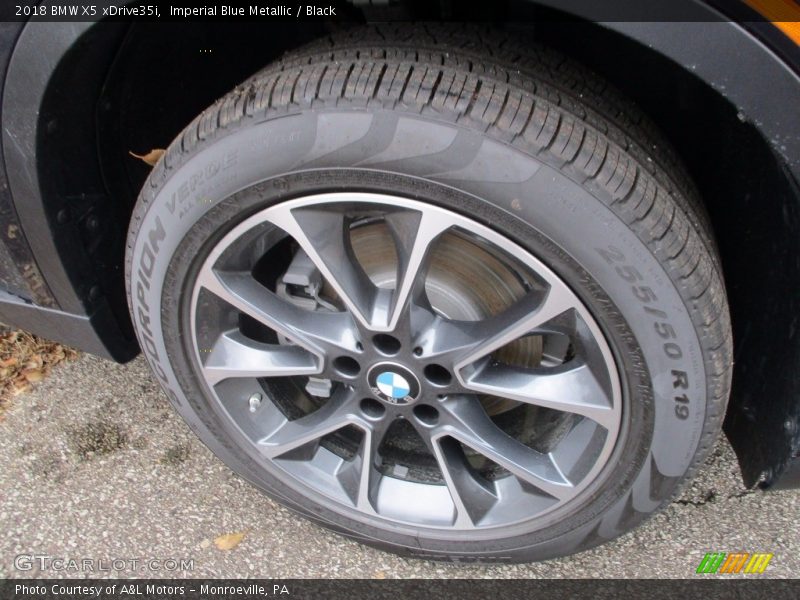 Imperial Blue Metallic / Black 2018 BMW X5 xDrive35i