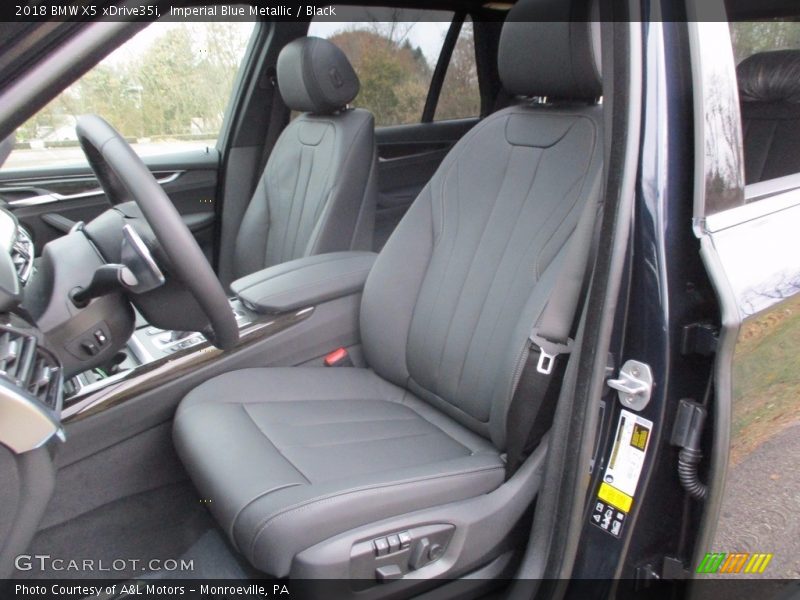 Imperial Blue Metallic / Black 2018 BMW X5 xDrive35i