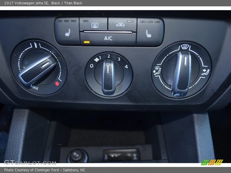 Black / Titan Black 2017 Volkswagen Jetta SE