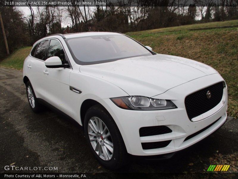 Fuji White / Ebony 2018 Jaguar F-PACE 25t AWD Prestige