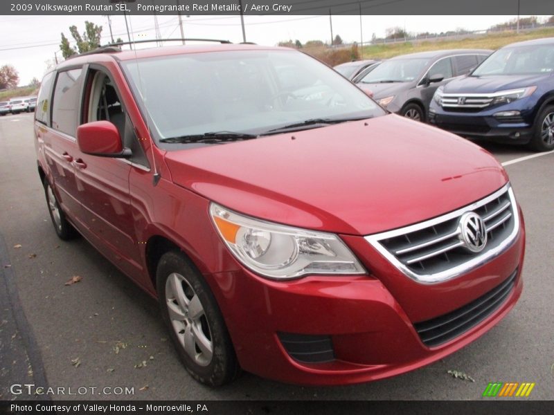 Pomegranate Red Metallic / Aero Grey 2009 Volkswagen Routan SEL