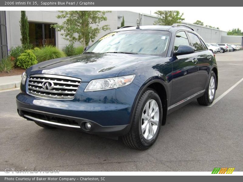 Sapphire Blue Pearl / Graphite 2006 Infiniti FX 35