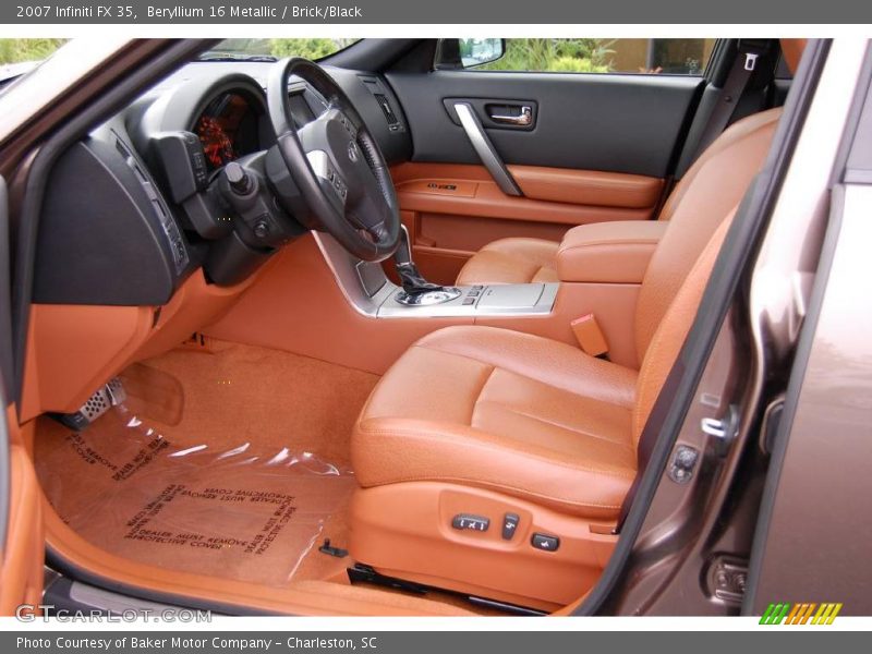 Beryllium 16 Metallic / Brick/Black 2007 Infiniti FX 35