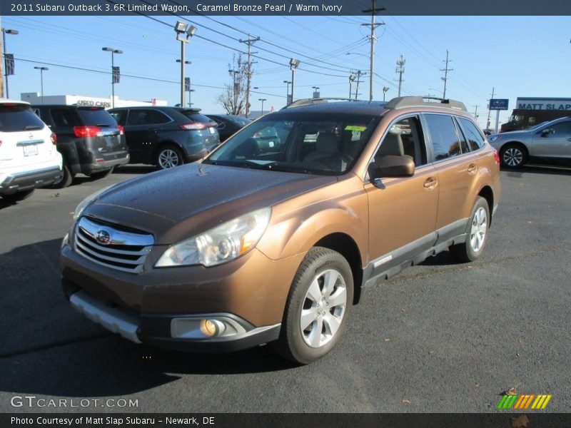 Caramel Bronze Pearl / Warm Ivory 2011 Subaru Outback 3.6R Limited Wagon