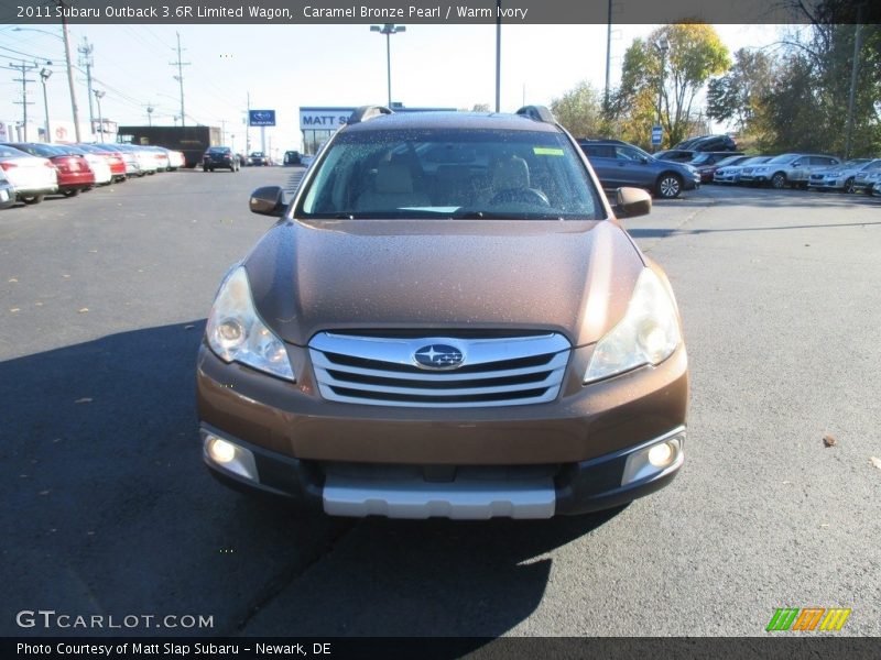Caramel Bronze Pearl / Warm Ivory 2011 Subaru Outback 3.6R Limited Wagon