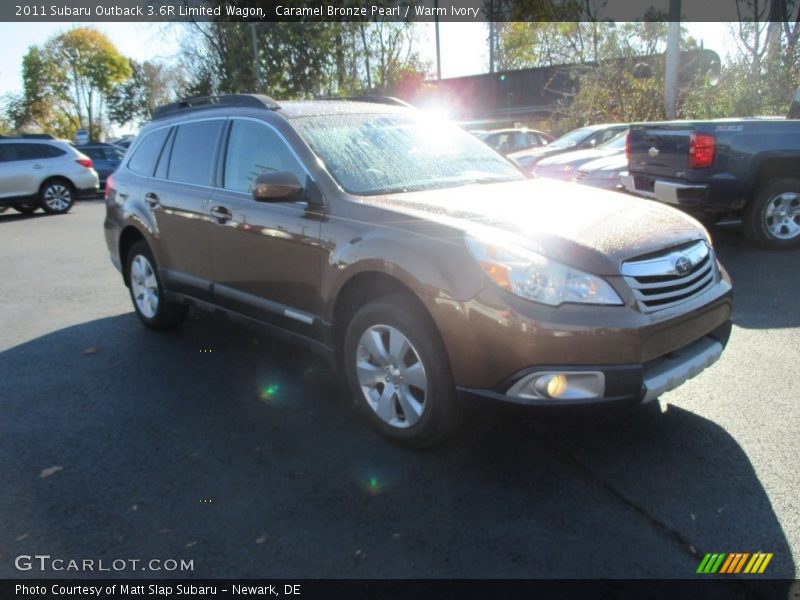 Caramel Bronze Pearl / Warm Ivory 2011 Subaru Outback 3.6R Limited Wagon