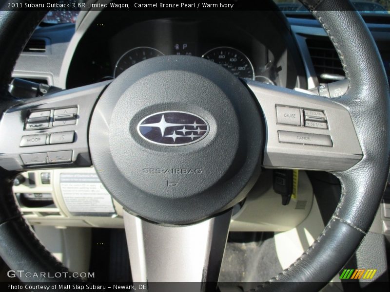 Caramel Bronze Pearl / Warm Ivory 2011 Subaru Outback 3.6R Limited Wagon