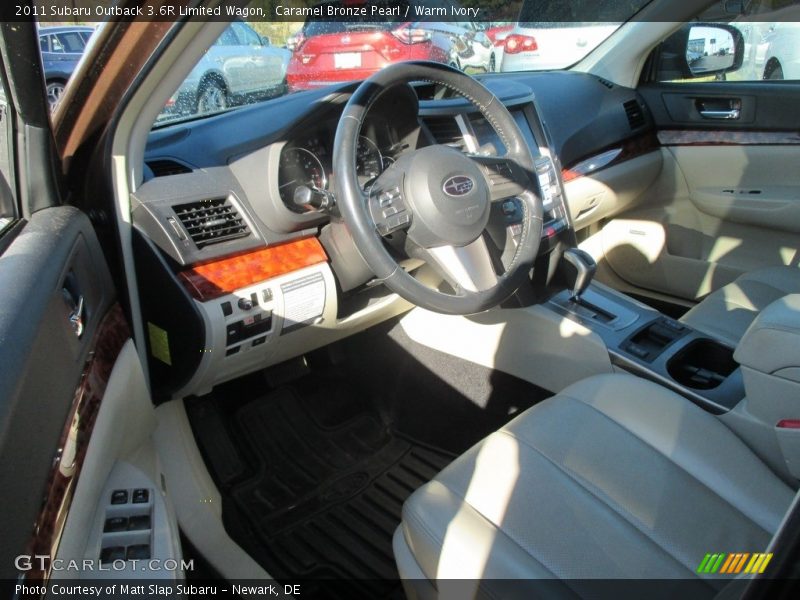 Caramel Bronze Pearl / Warm Ivory 2011 Subaru Outback 3.6R Limited Wagon