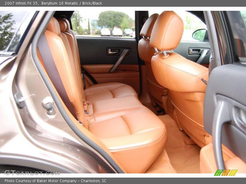 Beryllium 16 Metallic / Brick/Black 2007 Infiniti FX 35