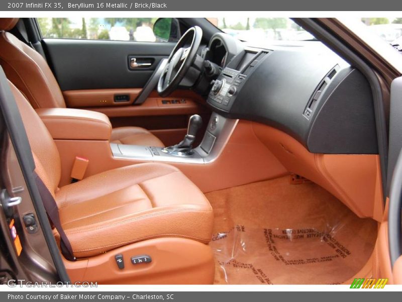 Beryllium 16 Metallic / Brick/Black 2007 Infiniti FX 35