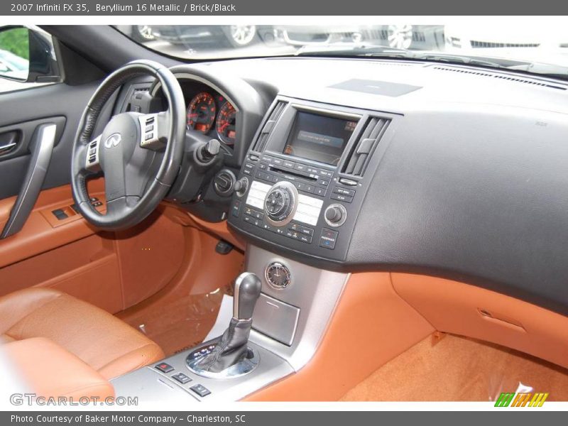 Beryllium 16 Metallic / Brick/Black 2007 Infiniti FX 35