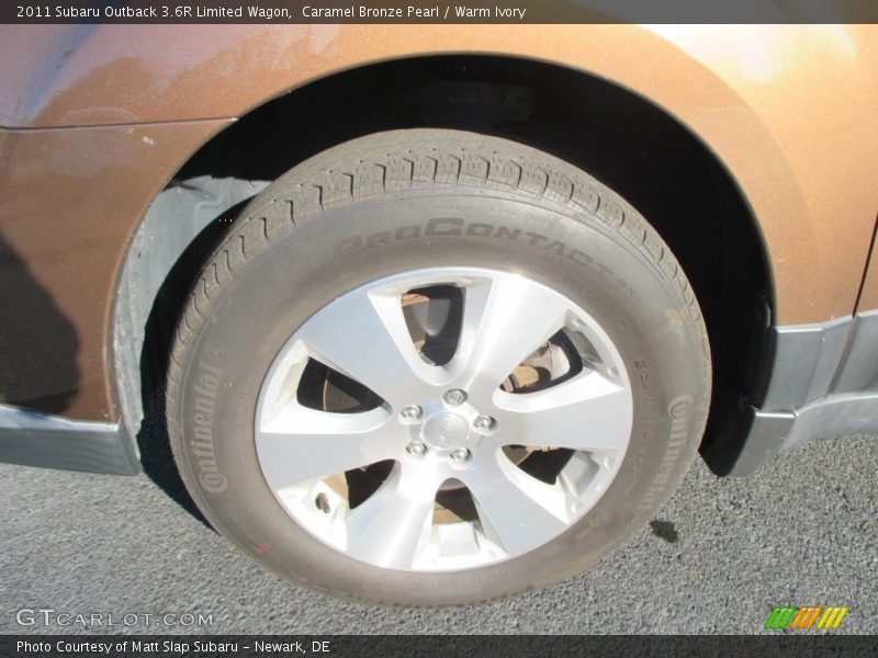 Caramel Bronze Pearl / Warm Ivory 2011 Subaru Outback 3.6R Limited Wagon