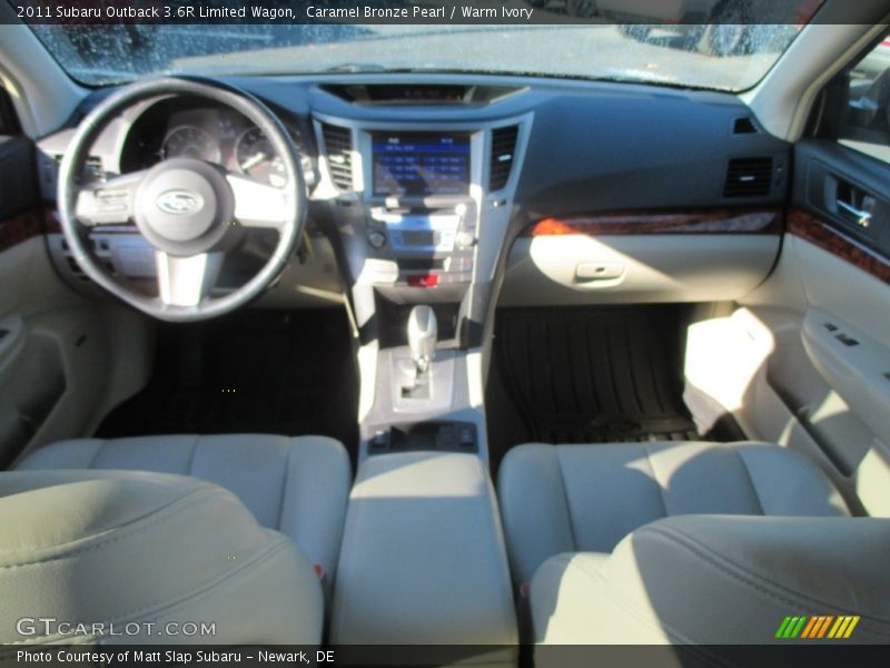 Caramel Bronze Pearl / Warm Ivory 2011 Subaru Outback 3.6R Limited Wagon