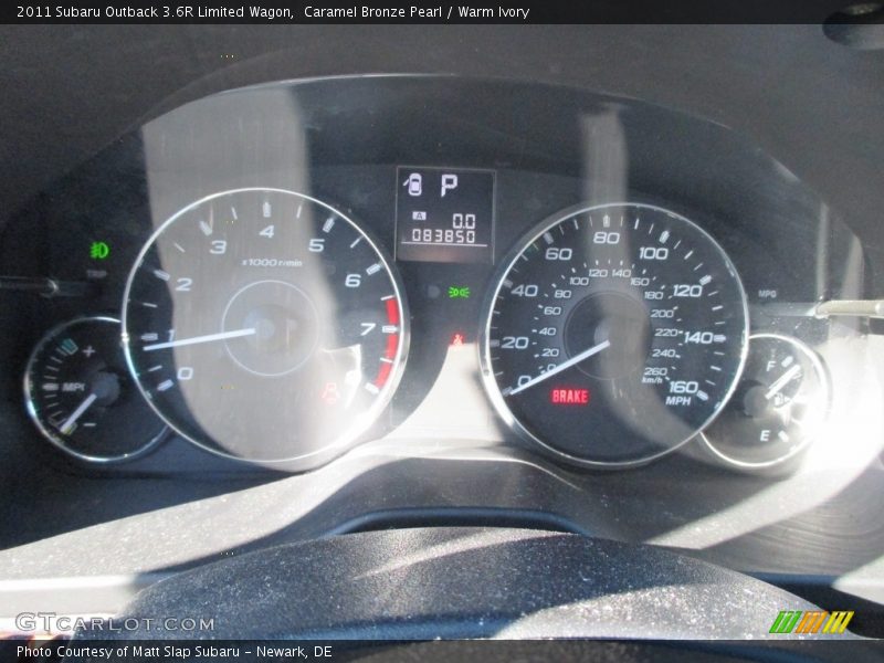 Caramel Bronze Pearl / Warm Ivory 2011 Subaru Outback 3.6R Limited Wagon