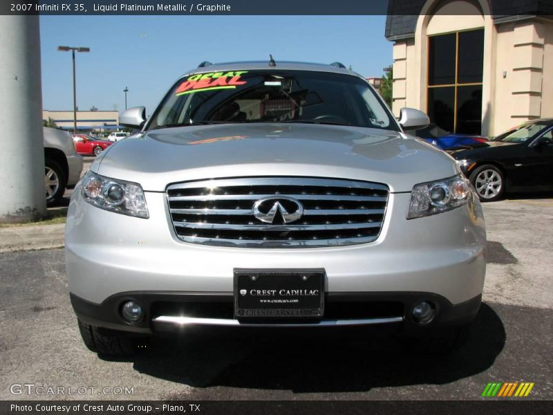 Liquid Platinum Metallic / Graphite 2007 Infiniti FX 35