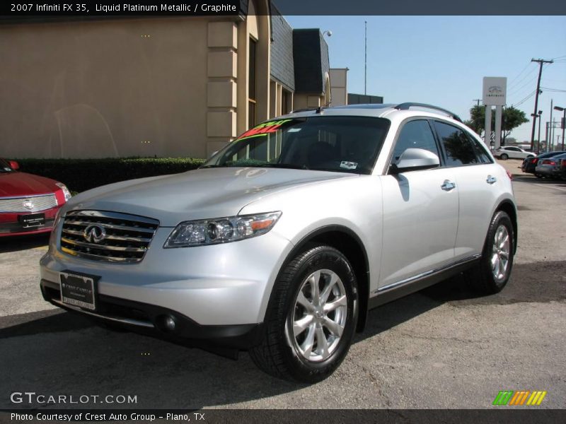 Liquid Platinum Metallic / Graphite 2007 Infiniti FX 35