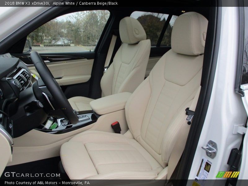 Alpine White / Canberra Beige/Black 2018 BMW X3 xDrive30i