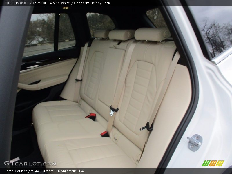 Alpine White / Canberra Beige/Black 2018 BMW X3 xDrive30i