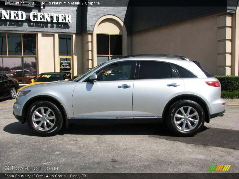 Liquid Platinum Metallic / Graphite 2007 Infiniti FX 35