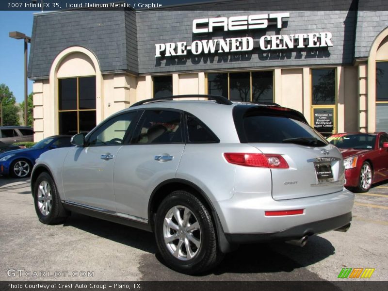 Liquid Platinum Metallic / Graphite 2007 Infiniti FX 35