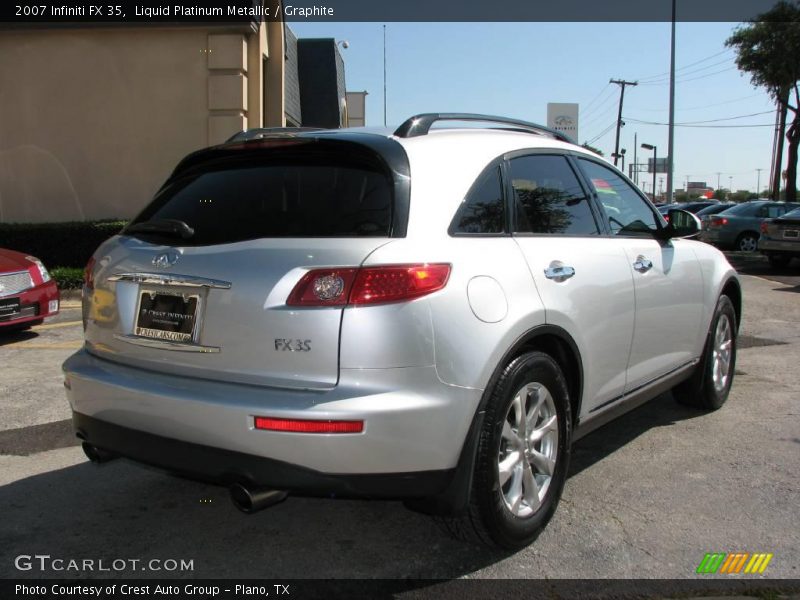 Liquid Platinum Metallic / Graphite 2007 Infiniti FX 35