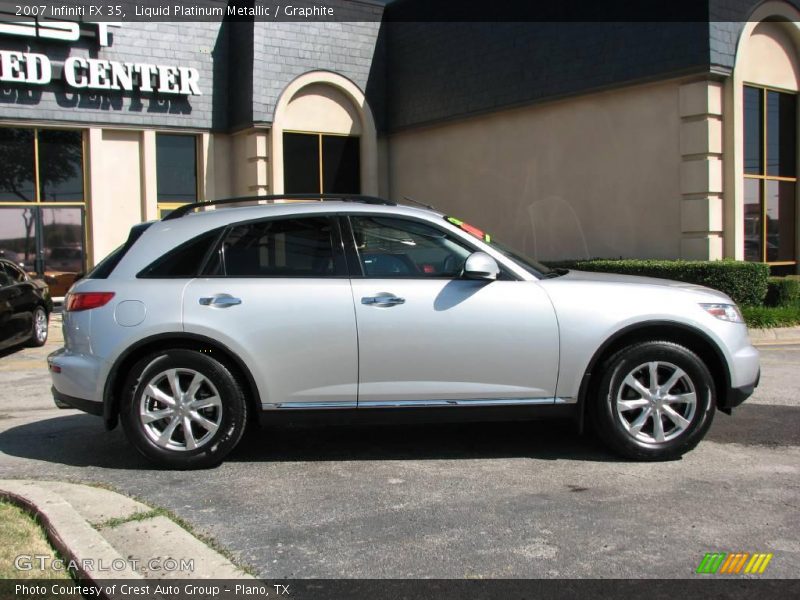 Liquid Platinum Metallic / Graphite 2007 Infiniti FX 35