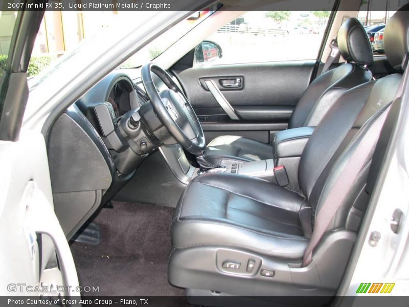 Liquid Platinum Metallic / Graphite 2007 Infiniti FX 35