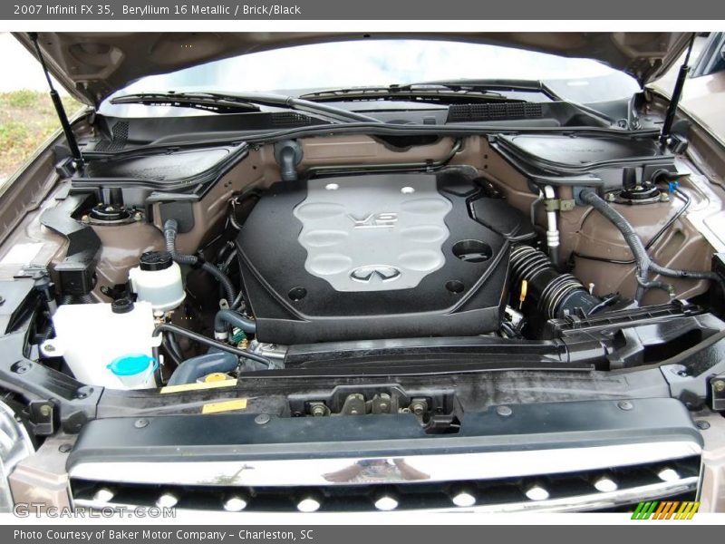 Beryllium 16 Metallic / Brick/Black 2007 Infiniti FX 35