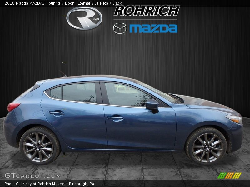 Eternal Blue Mica / Black 2018 Mazda MAZDA3 Touring 5 Door