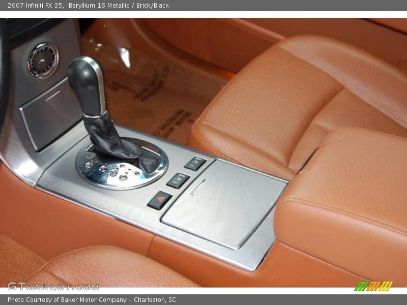 Beryllium 16 Metallic / Brick/Black 2007 Infiniti FX 35
